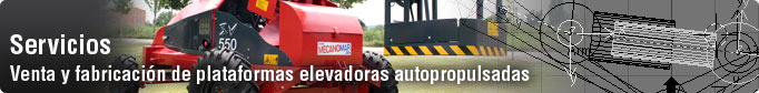 Venta y fabricación de plataformas elevadoras autopropulsadas para poda Venta y fabricación de plataformas elevadoras autopropulsadas para poda
