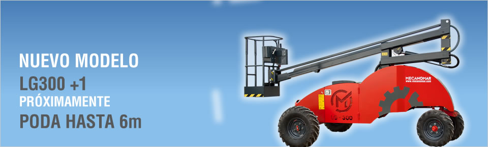 Plataforma elevadora autopropulsada para poda LG-300+1