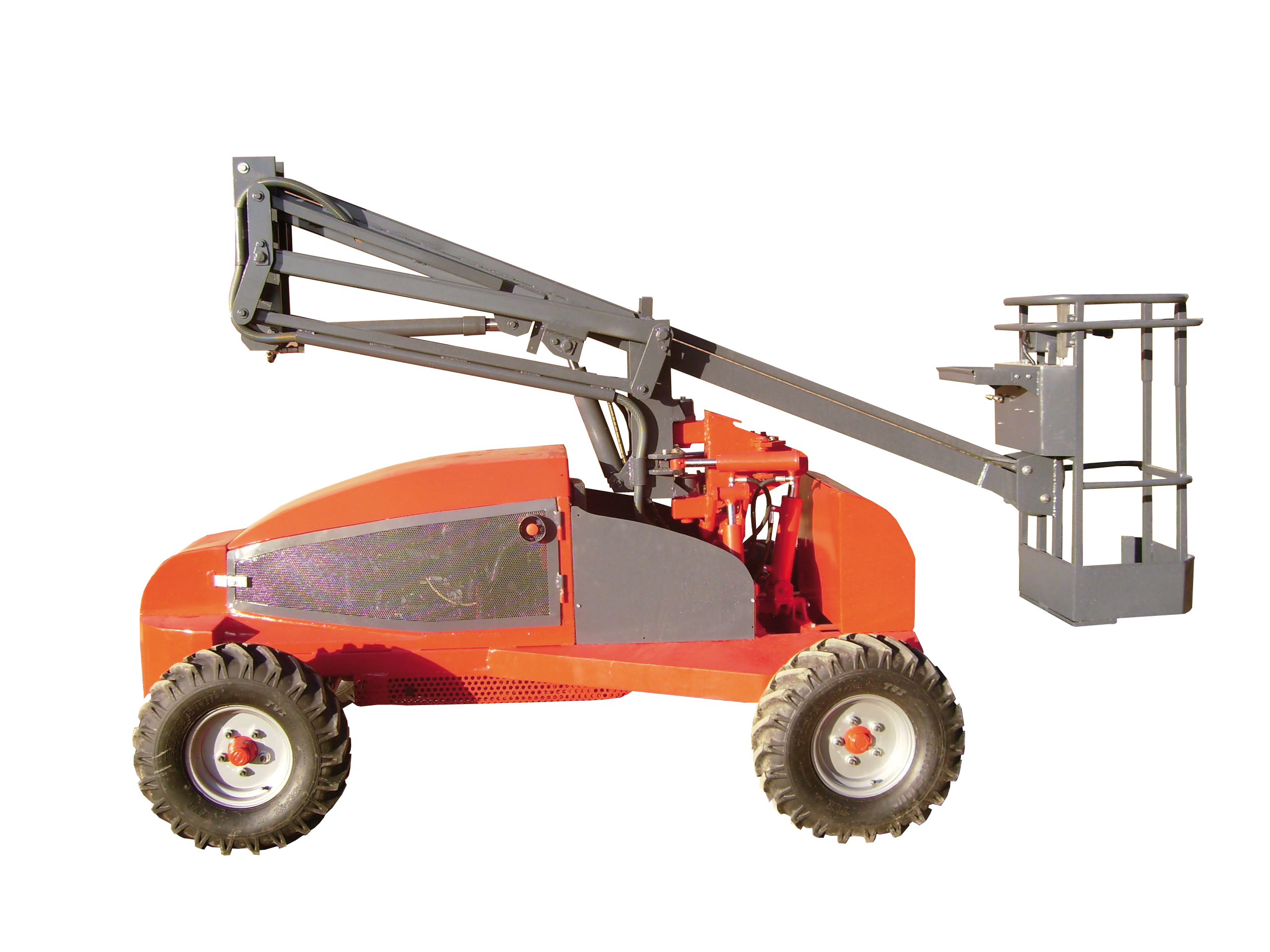 Plataforma elevadora autonivelante para poda